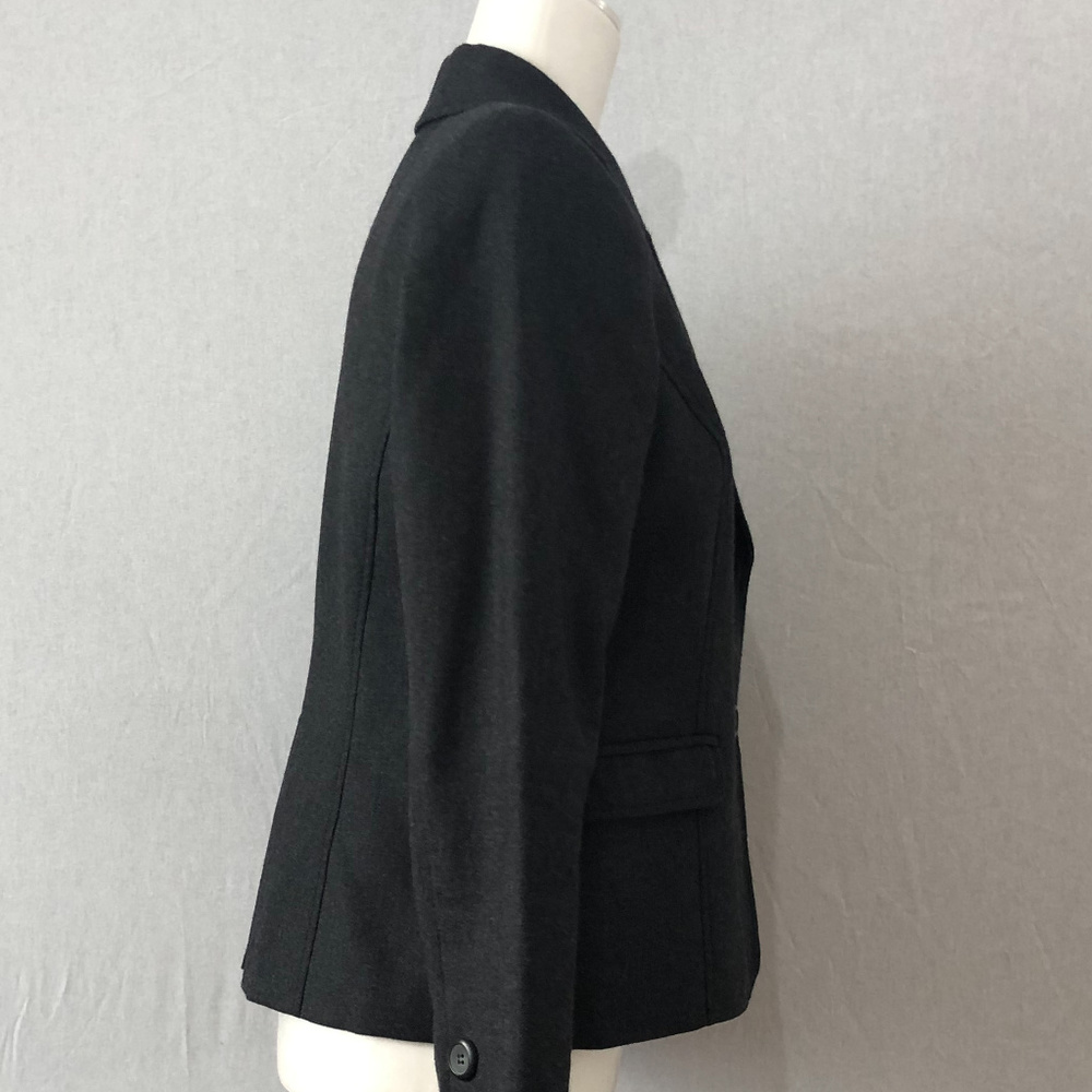 Pendleton Gray Two Button 100% Wool Jacket Size 6 - image 2